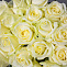 Траурный букет из белых роз (20 шт)