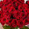 Роза 70 см бордовая 25 шт